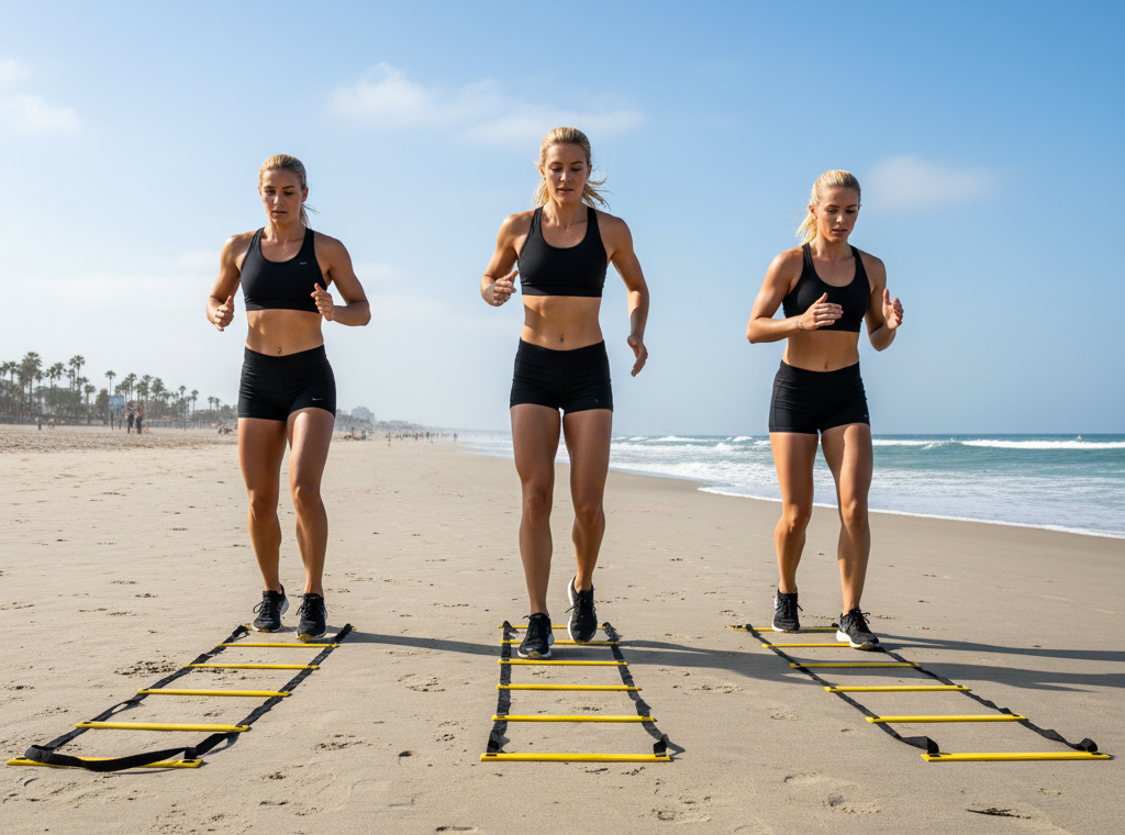 Agility ladder drills 3 Agility Ladder Drills Variations